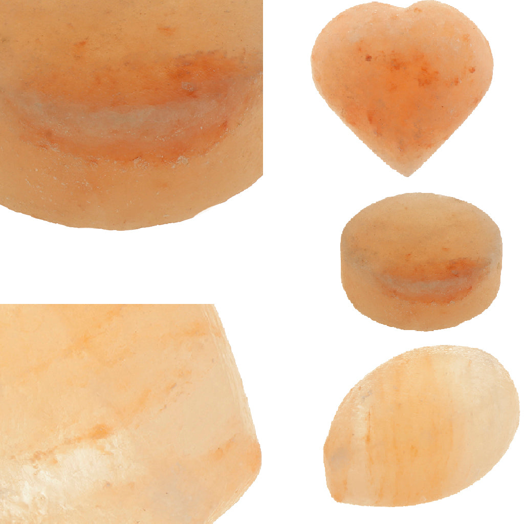 100% Natural Himalayan Salt Soap Bar Brick Block Hot Massage Rock Round