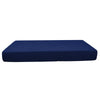 Stretch Spandex Jacquard Sofa Couch Seat Cushion Cover Dark Blue-Size M