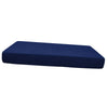 Stretch Spandex Jacquard Sofa Couch Seat Cushion Cover Dark Blue-Size M