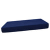 Stretch Spandex Jacquard Sofa Couch Seat Cushion Cover Dark Blue-Size M