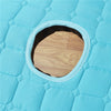 Beauty Salon Massage Bed Mattress Sheet with Face Breath Hole Blue