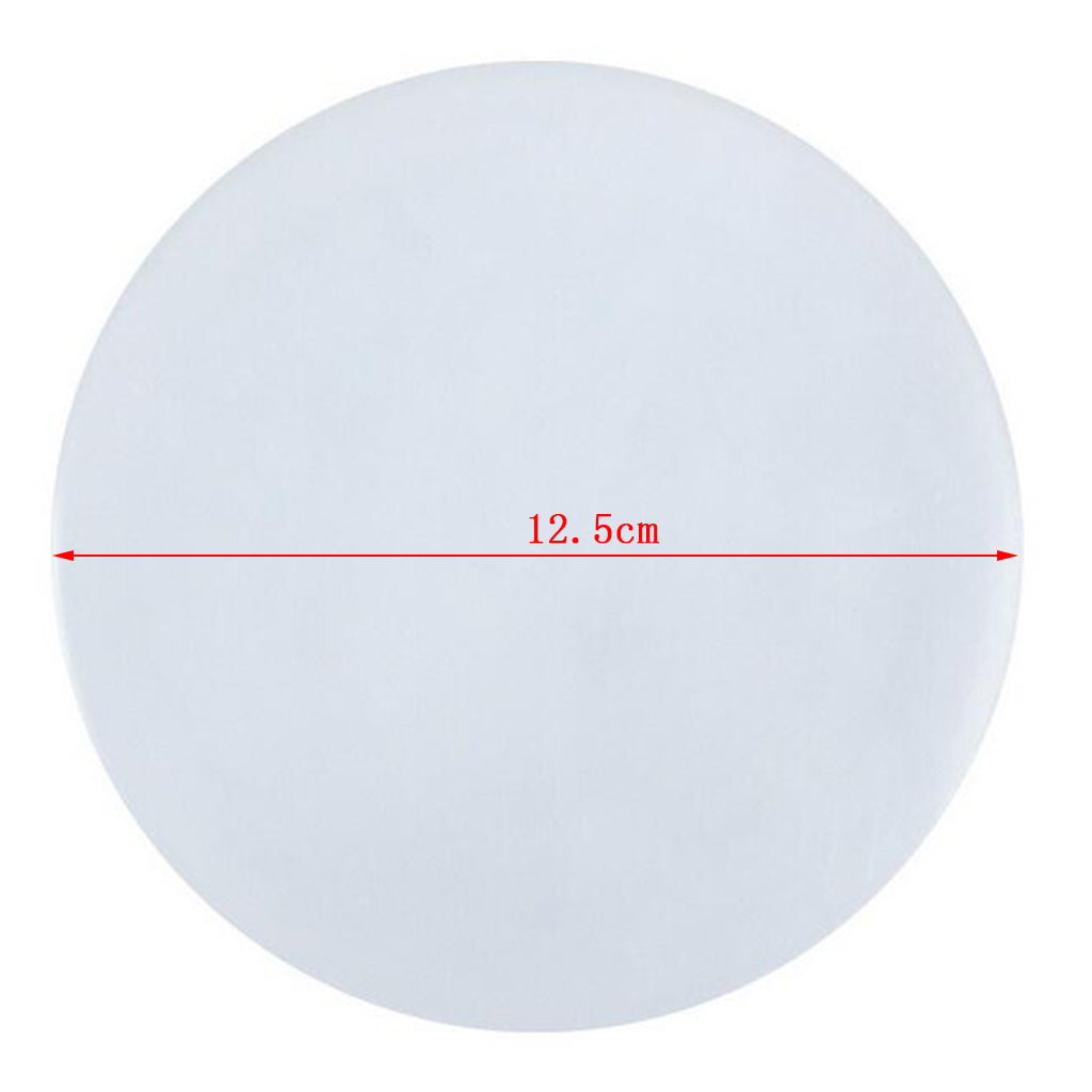 Heavy Duty Reusable Furniture Sliders Carpet Moving Pads White Round 12.5cm