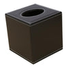 Square Countertop Tissue Box Holder Paper Napkin Box Cover PU Leather Coffee