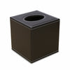 Square Countertop Tissue Box Holder Paper Napkin Box Cover PU Leather Coffee