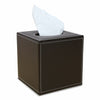 Square Countertop Tissue Box Holder Paper Napkin Box Cover PU Leather Coffee