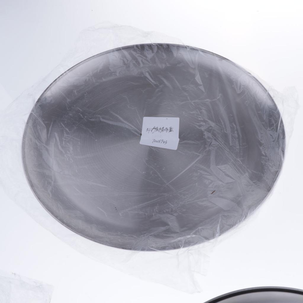 304 Stainless Steel Serving Plate For Containing Beef Meat Fruits Cake 34cm