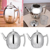 Stainless Metal Teapot Coffee Tea Kettle Loose Leaf Teapot with Infuser 1.5L