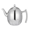 Stainless Metal Teapot Coffee Tea Kettle Loose Leaf Teapot with Infuser 1.5L