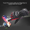 Waterproof Motorcycle Motobike Scooter Leather Sports Long Gloves Red XXL