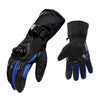 Waterproof Motorcycle Motobike Scooter Leather Sports Long Gloves Blue  XXL