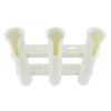 3 Tubes White Fishing Rod Holder Pole Mount Bracket for Marine Fishing Boat