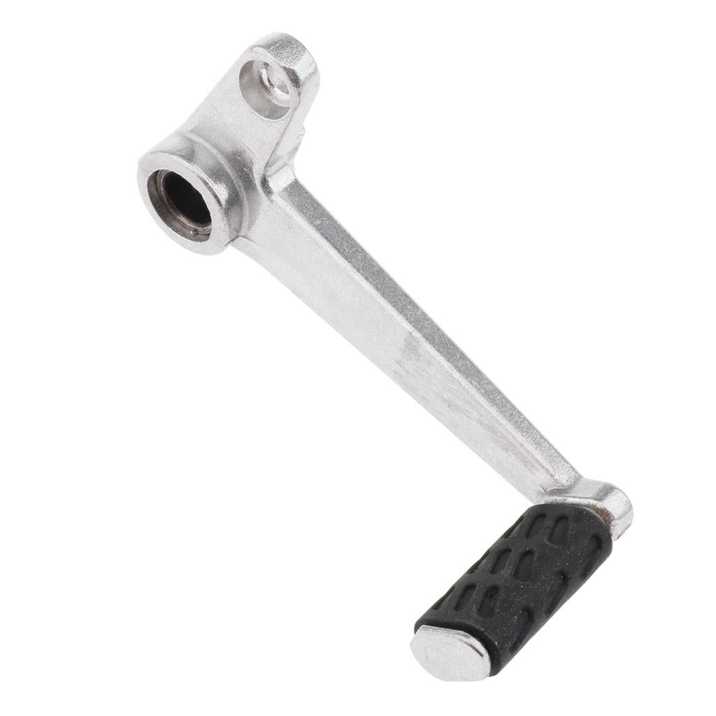 Silver Motorcycle CNC Adjustable Folding Gear Shift Lever