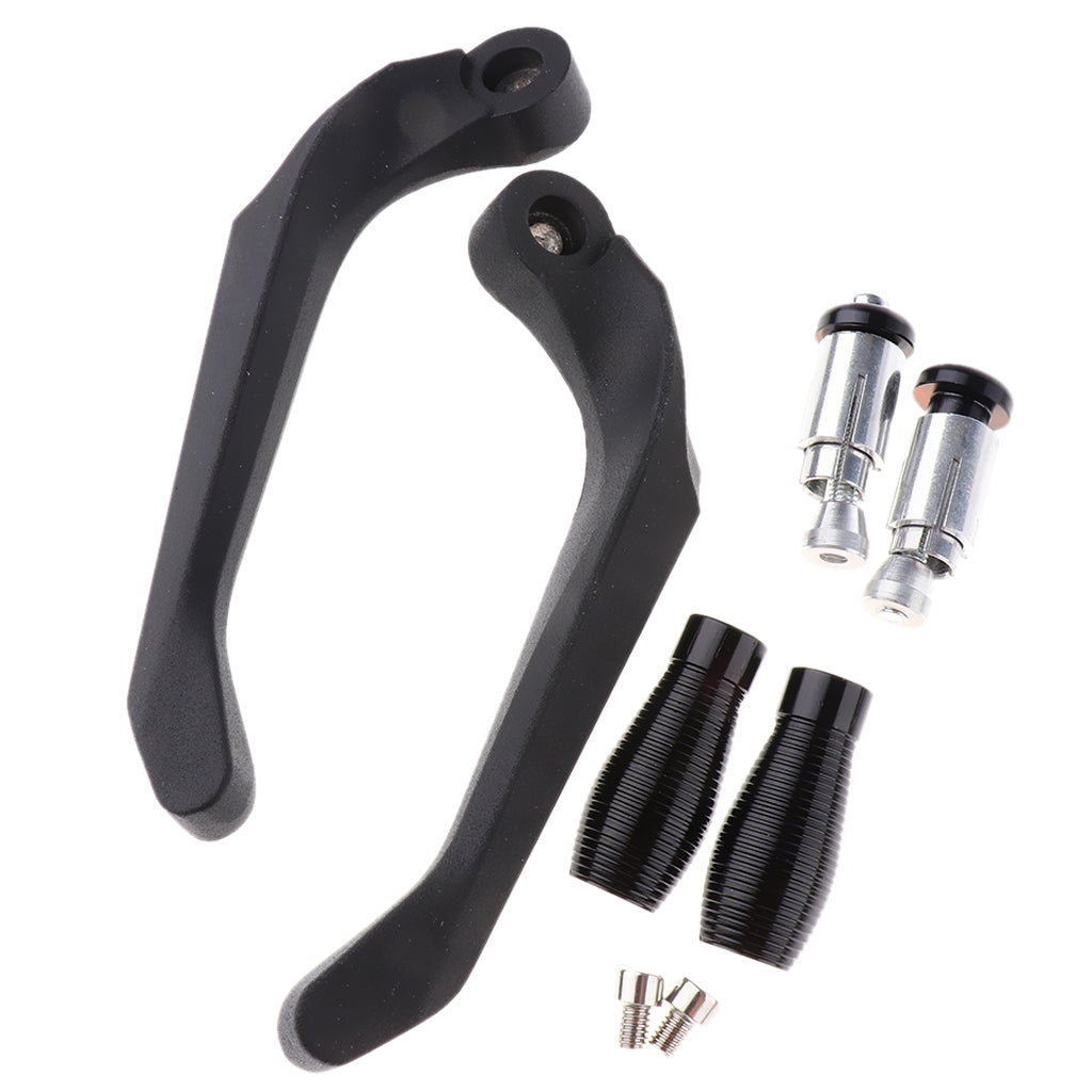 Aluminum Motorbike Brake Clutch Levers Protector Guard for Yamaha R3  Black