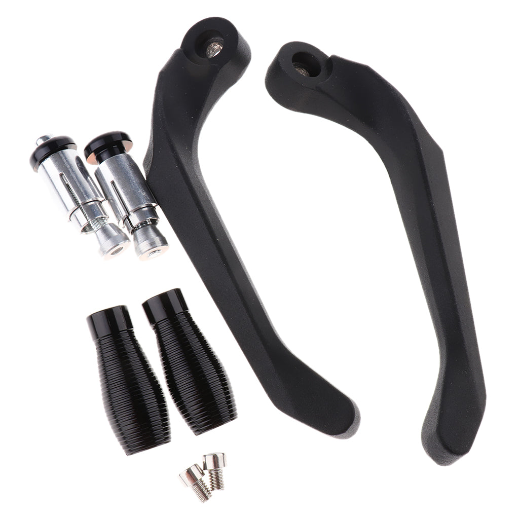 Aluminum Motorbike Brake Clutch Levers Protector Guard for Yamaha R3  Black