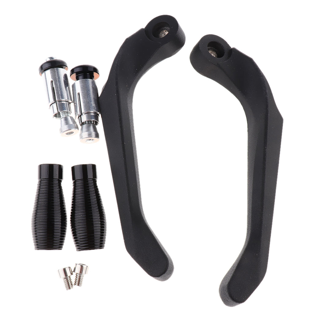 Aluminum Motorbike Brake Clutch Levers Protector Guard for Yamaha R3  Black