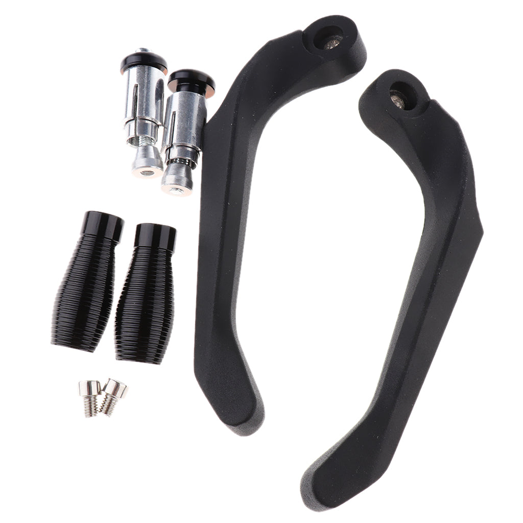 Aluminum Motorbike Brake Clutch Levers Protector Guard for Yamaha R3  Black