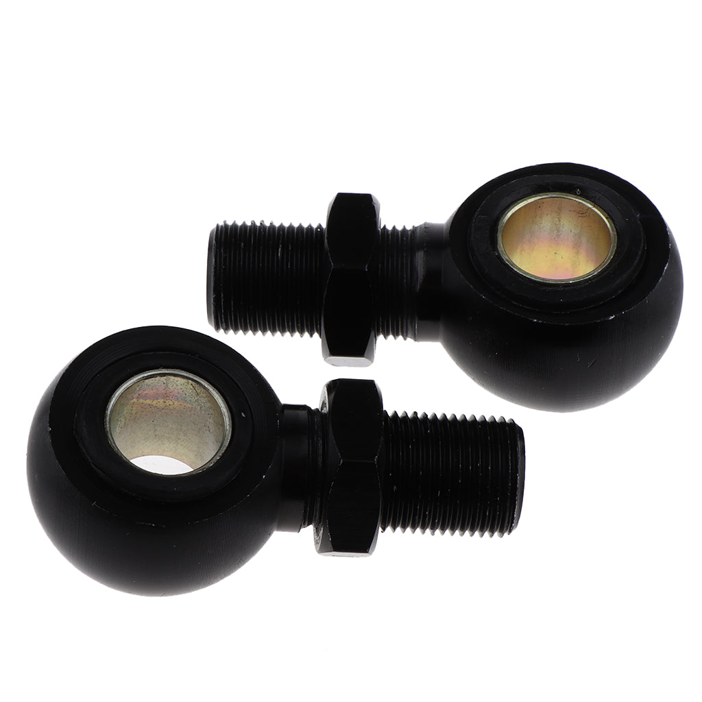 1 Pair Eye Adapter Eye End For Motorcycle Scooter Shock Absorber Black