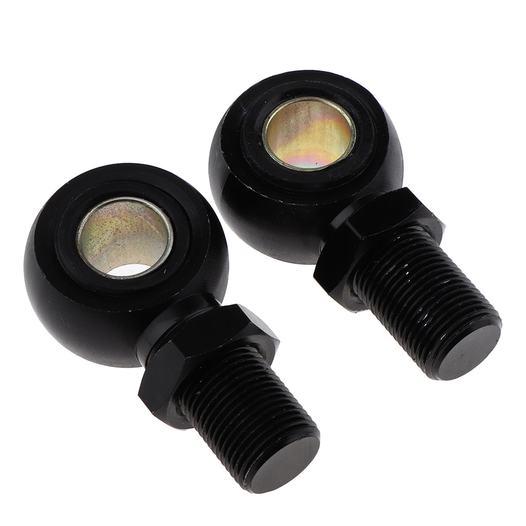 1 Pair Eye Adapter Eye End For Motorcycle Scooter Shock Absorber Black