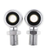 1 Pair Eye Adapter Eye End For Motorcycle Scooter Shock Absorber 12mm Sliver