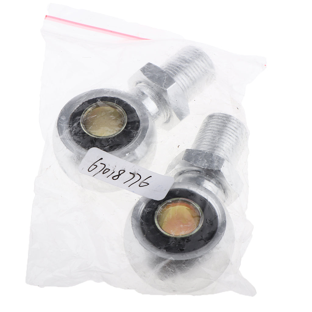 1 Pair Eye Adapter Eye End For Motorcycle Scooter Shock Absorber 12mm Sliver