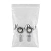 1 Pair Eye Adapter Eye End For Motorcycle Scooter Shock Absorber 12mm Sliver