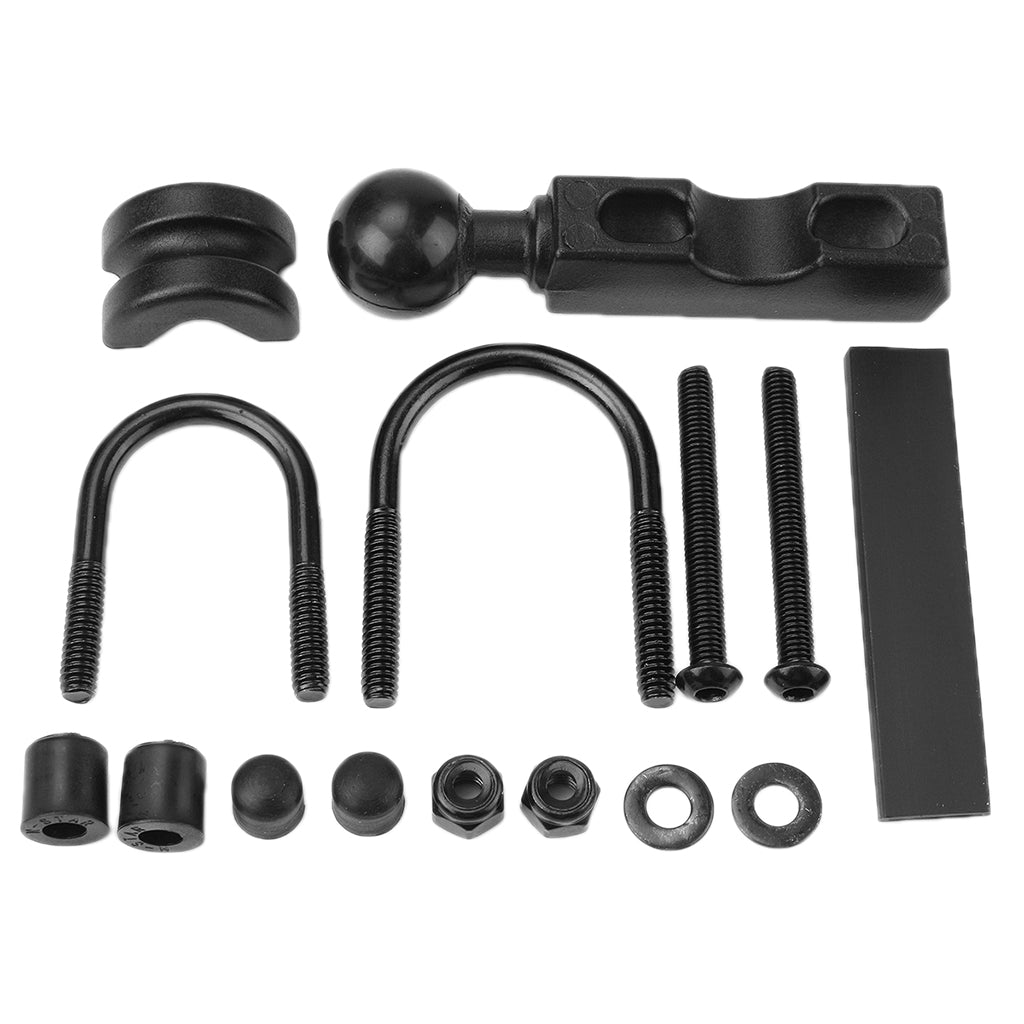 Universal Motorcycle Brake/Clutch Reservoir Handlebar Mount Kit with 1" Ball