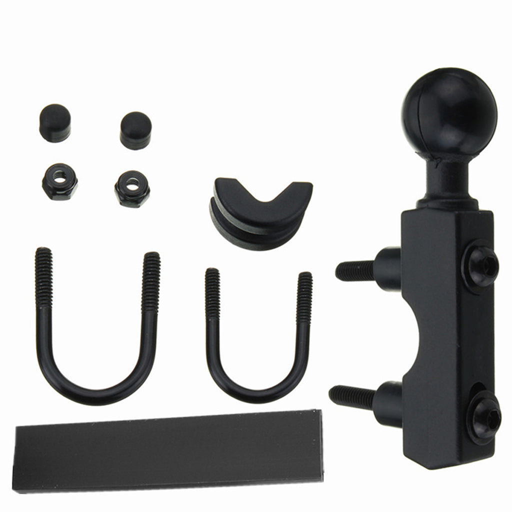 Universal Motorcycle Brake/Clutch Reservoir Handlebar Mount Kit with 1" Ball