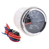 7 Colors LED Oil Pressure Meter 52mm Round Gauge Waterproof 9V-32V Black 1