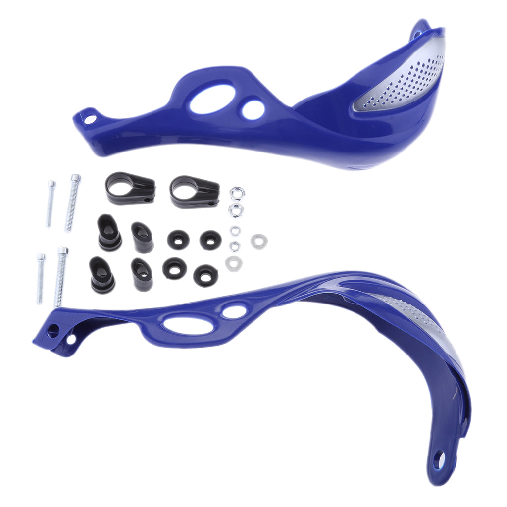 Brush Handguard Raptor Kit Hand Guards 7/8" for YZ WR XR DT KLX CRF Blue