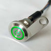 12V ATV Motorcycle LED Handlebar Headlight Foglight Switch Waterproof Green