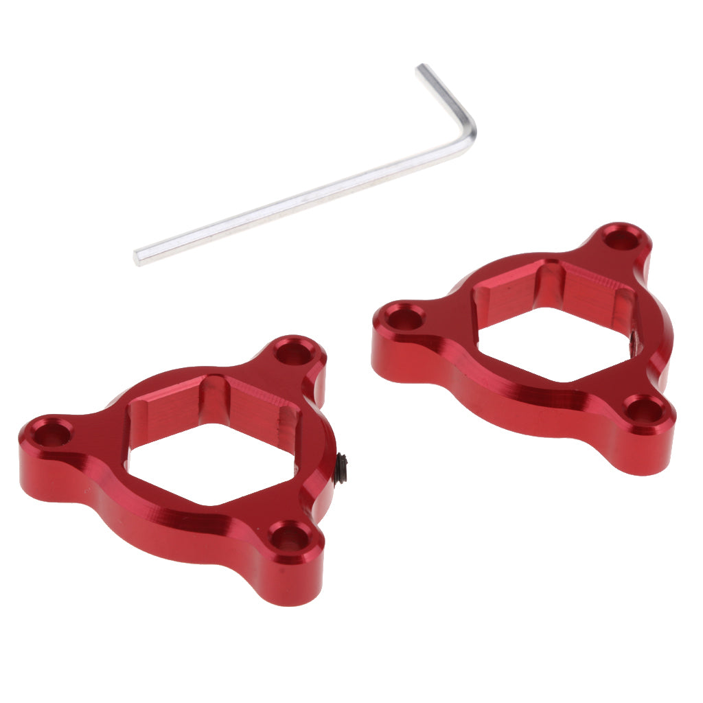 CNC Aluminum Motorcycle Front Suspension Fork Preload Adjusters 14mm Red