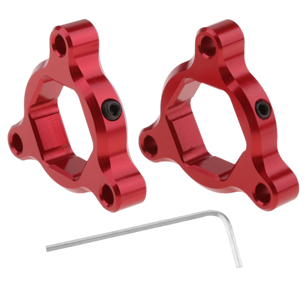 CNC Aluminum Motorcycle Front Suspension Fork Preload Adjusters 14mm Red