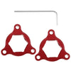 CNC Aluminum Motorcycle Front Suspension Fork Preload Adjusters 14mm Red