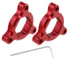 CNC Aluminum Motorcycle Front Suspension Fork Preload Adjusters 14mm Red