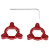 CNC Aluminum Motorcycle Front Suspension Fork Preload Adjusters 14mm Red