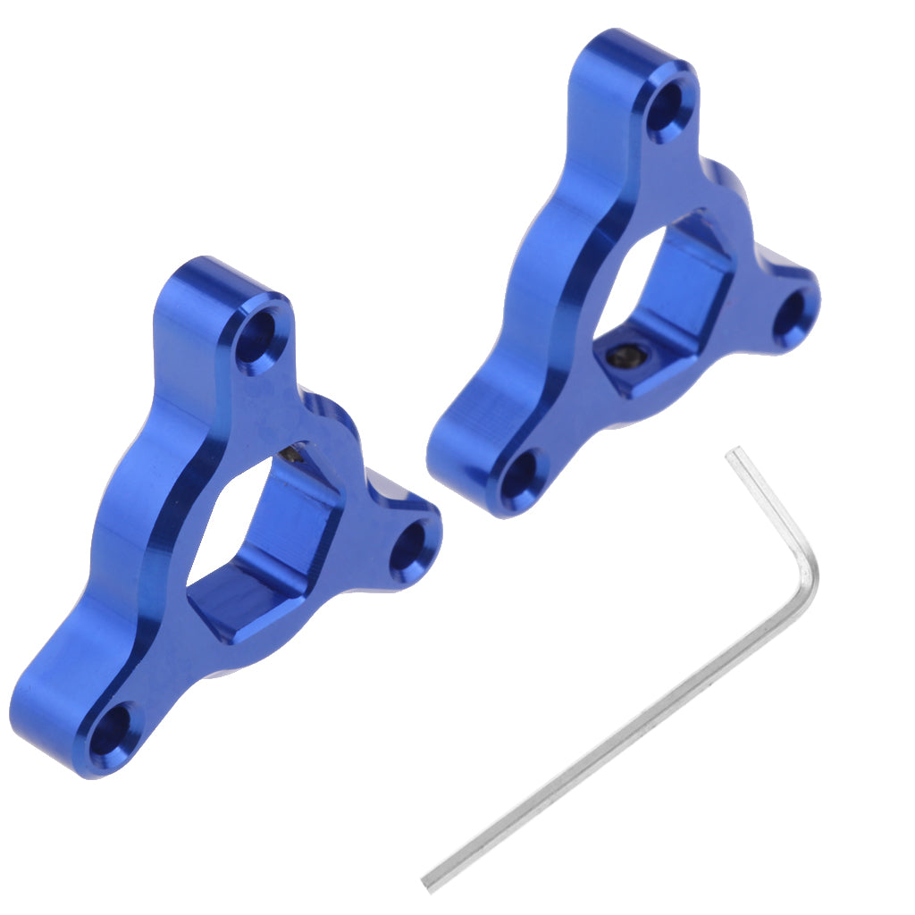 CNC Aluminum Motorcycle Front Suspension Fork Preload Adjusters 14mm Blue