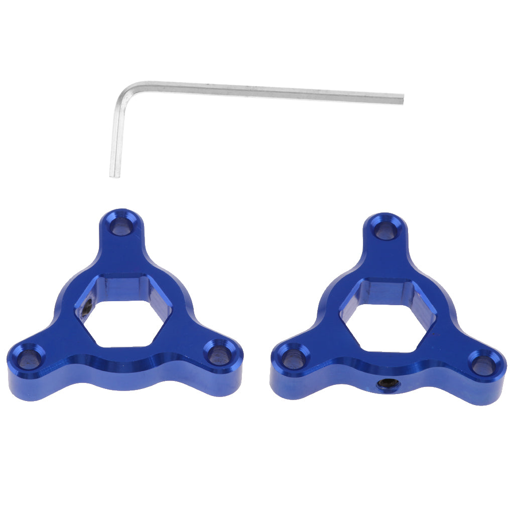 CNC Aluminum Motorcycle Front Suspension Fork Preload Adjusters 14mm Blue