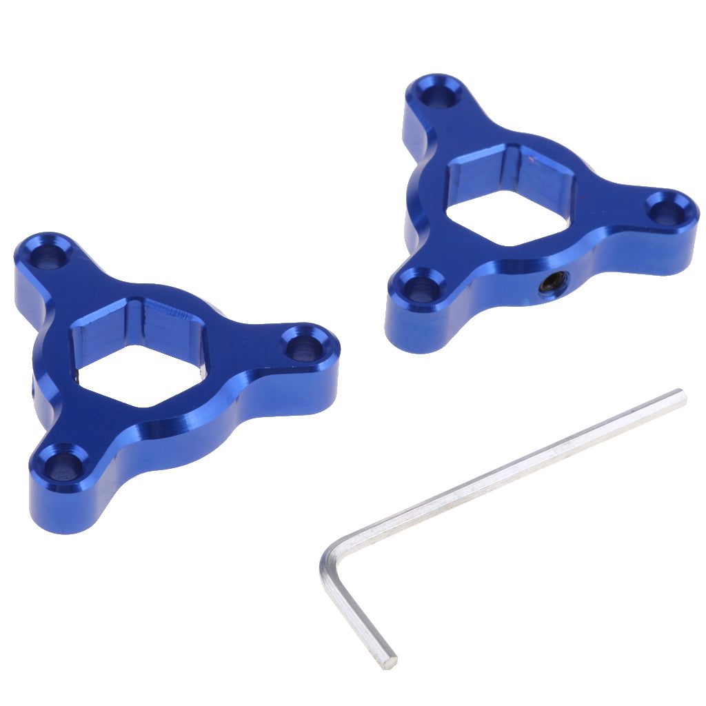 CNC Aluminum Motorcycle Front Suspension Fork Preload Adjusters 14mm Blue