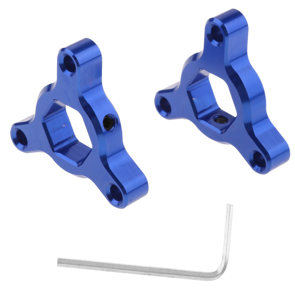 CNC Aluminum Motorcycle Front Suspension Fork Preload Adjusters 14mm Blue