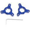 CNC Aluminum Motorcycle Front Suspension Fork Preload Adjusters 14mm Blue