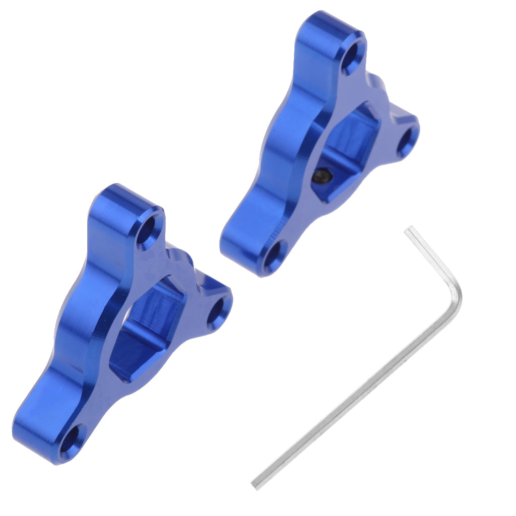 CNC Aluminum Motorcycle Front Suspension Fork Preload Adjusters 14mm Blue