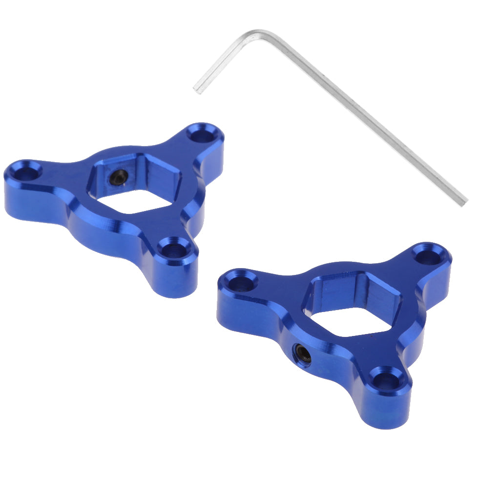 CNC Aluminum Motorcycle Front Suspension Fork Preload Adjusters 14mm Blue