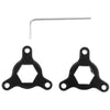 CNC Aluminum Motorcycle Front Suspension Fork Preload Adjusters 14mm Black