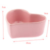 1 Pair Small Ceramic Bowl Pet Hamster Rabbit Feeding Bowl Pink_Heart