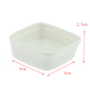 1 Pair Small Ceramic Bowl Pet Hamster Rabbit Feeding Bowl White