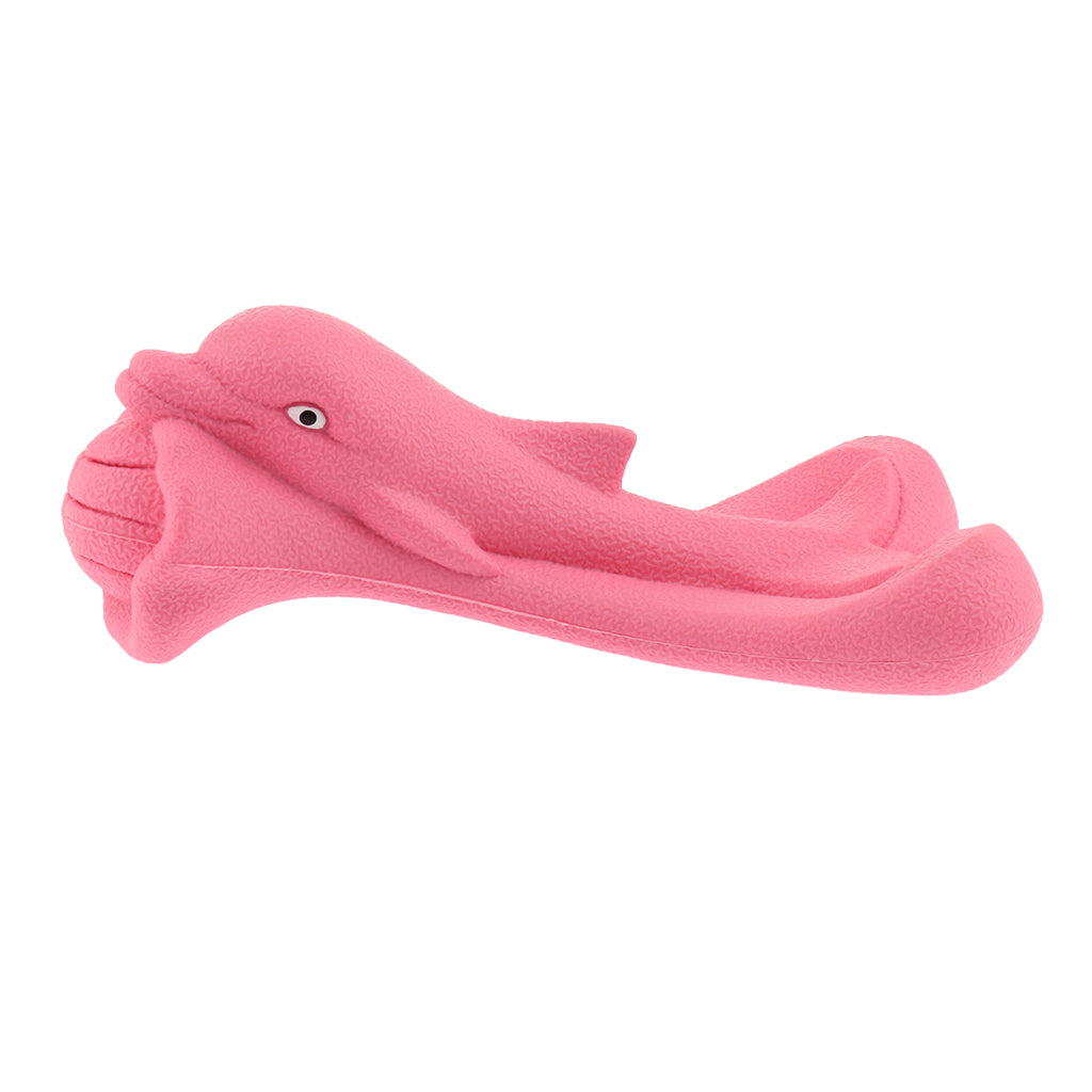 Dog Chew Toy, Rubber Bone Chewing Toys,Durable Bite Toy Molar Toy Pink_3