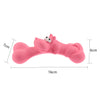 Dog Chew Toy, Rubber Bone Chewing Toys,Durable Bite Toy Molar Toy Pink_2