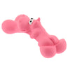 Dog Chew Toy, Rubber Bone Chewing Toys,Durable Bite Toy Molar Toy Pink_2