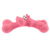 Dog Chew Toy, Rubber Bone Chewing Toys,Durable Bite Toy Molar Toy Pink_2