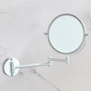 Double Sided Wall Mount 3X Magnifying Cosmetic Shaving Swivel Mirror Matte